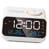 Alarm Clock Radio Multifunctional LED Music Timing Rechargeable FM Radio Alarm Clock for Home
