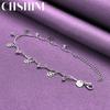 CHSHINE 925 Sterling Silver Clover Charm Bracelet For Women Wedding Party Fashion Chain Jewelry