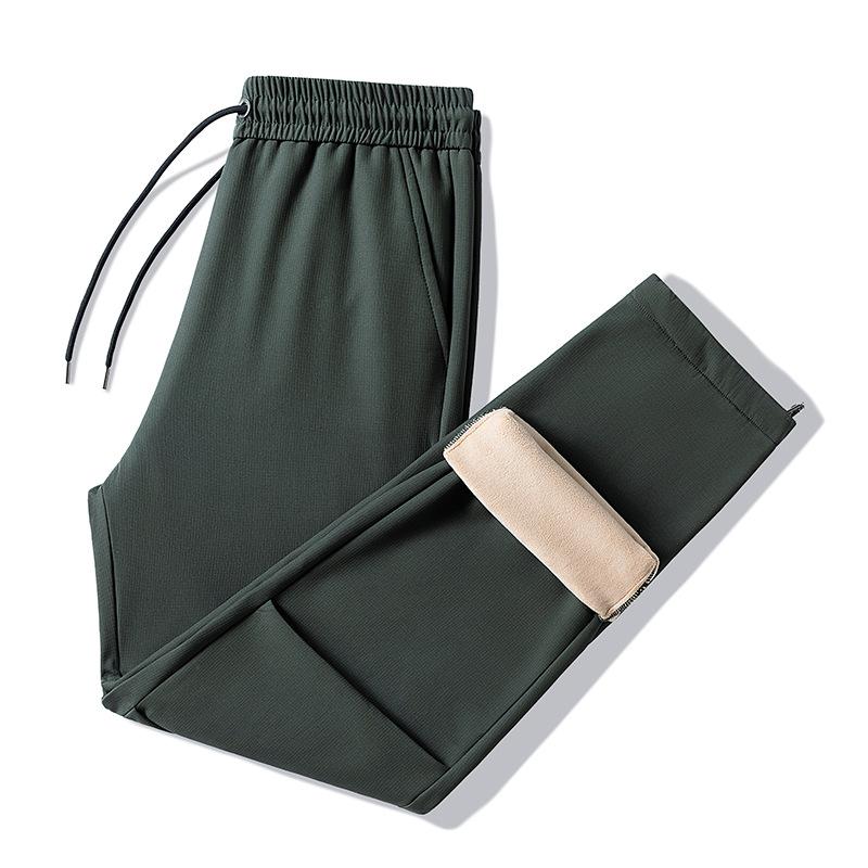 Winter Plush Thickened Work Pants Long Trousers for Men and Women The Same Style Outdoor Windproof Waterproof Charge Pants for Men and Paratroopers