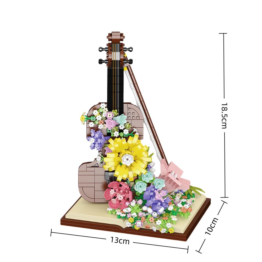 3D Mini Sakura Tree Building Blocks Toys, Diy Cherry Blossom Bricks Tree House Model, Ornament Model, Brick Games, Kids Gift