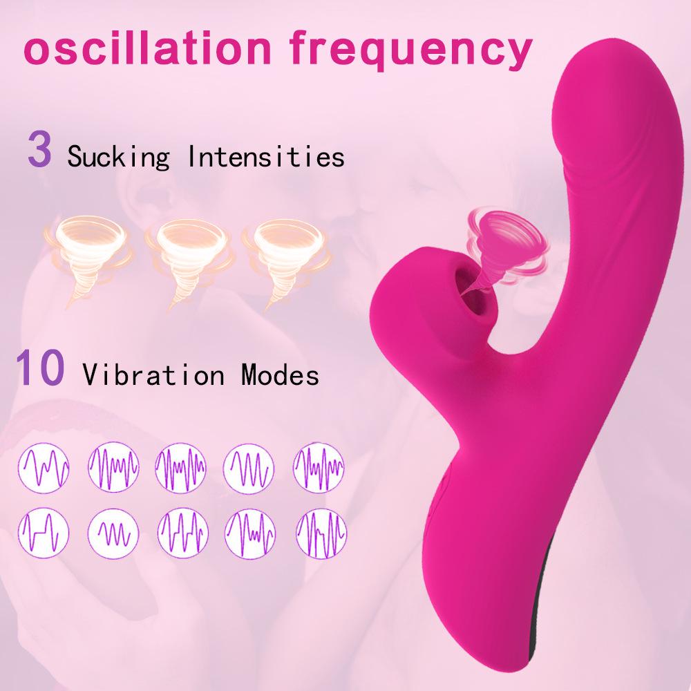 Top-Selling Female Vibrator: Clitoral Suction & Licking Orgasm Device for Couples