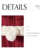 Women's 2024 Chinese-Style Stand-Up Collar Ruffle Down Jacket - Winter Christmas Coat BX2396