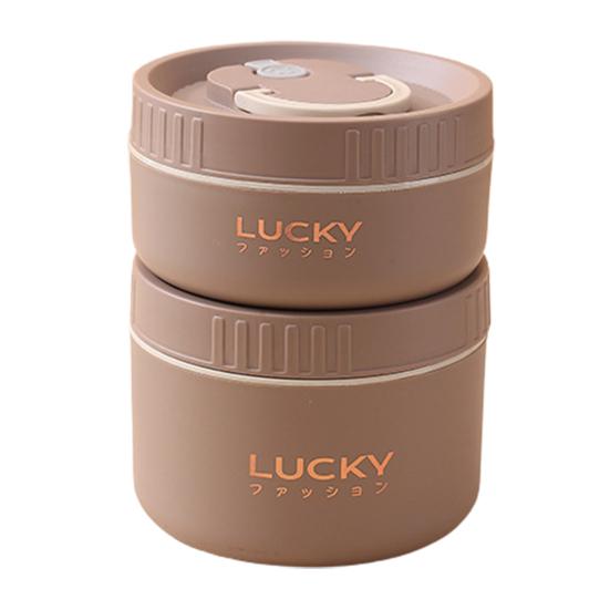 44927 Set Lunch Box Velkokapacitní mikrovlnná trouba Bezpečné pro osvěžení Dýchací otvory Nerezová ocel Udržujte v teple