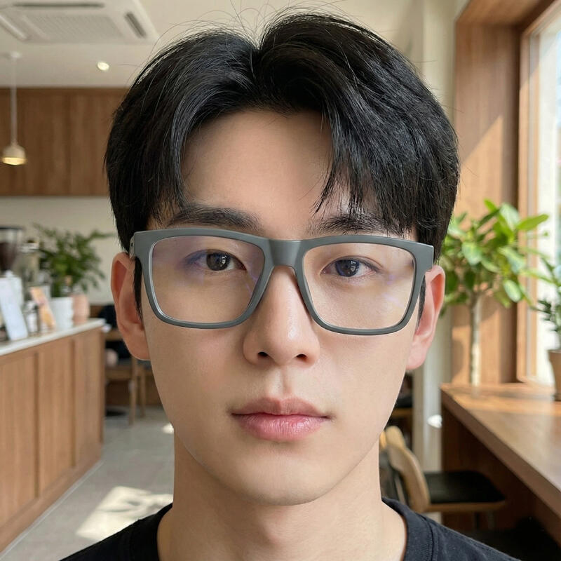 

LUXEYE Luxury Glasses Geek Chic Rimless Horn-Rimmed Glasses Frame MR2100 Single product
