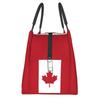 Flag Of Canada Insulated Lunch Bags for Women Portable Patriotism Cooler Thermal Lunch Box Office Picnic Travel