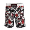 Mens MMA Shorts 4-Way Stretch Grappling BJJ Training Fighting Competition
