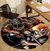 BLEACH Pattern Round Rug, Indoor/Outdoor Mat, for Picnic, Gameroom, Bedroom, Office, Living Room, Home Decor Carpet, Birthday Gift