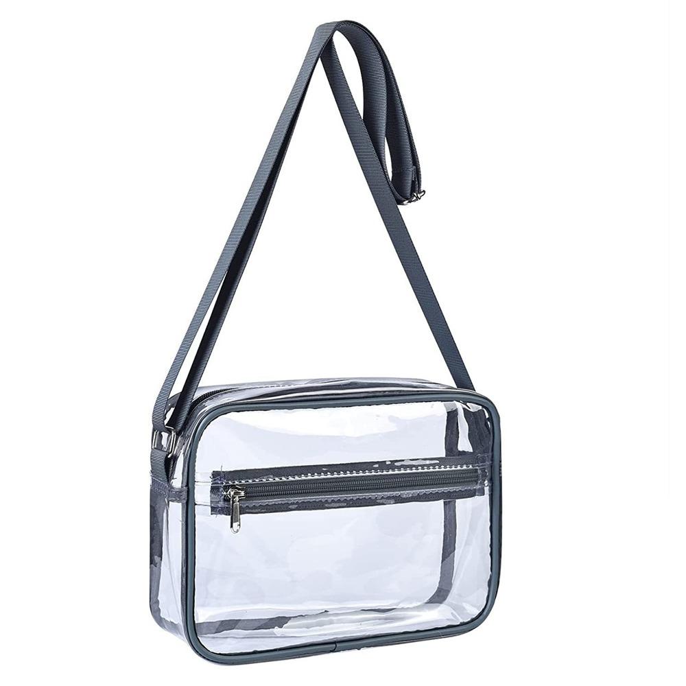 

Summer PVC Transparent Bag Jelly Bag Crossbody Bag Travel Women Handbags Women S серый