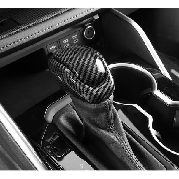 Carbon Fiber Look Gear Shift Knob Cover Trim For Toyota - Highlander