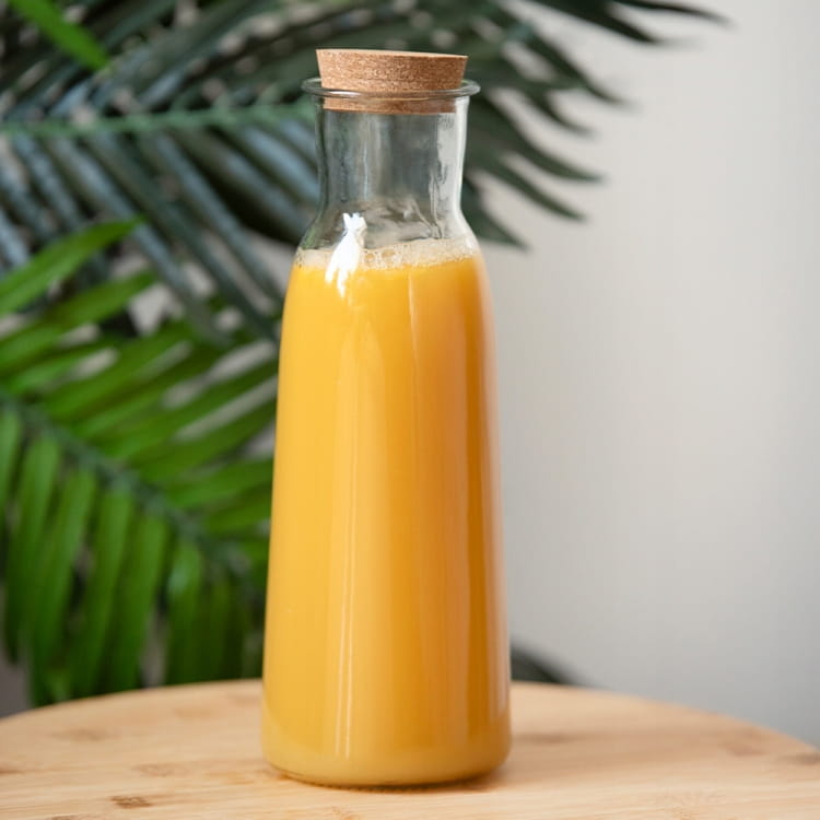 Glass Carafe with Stopper for Lemonade Juice 1l