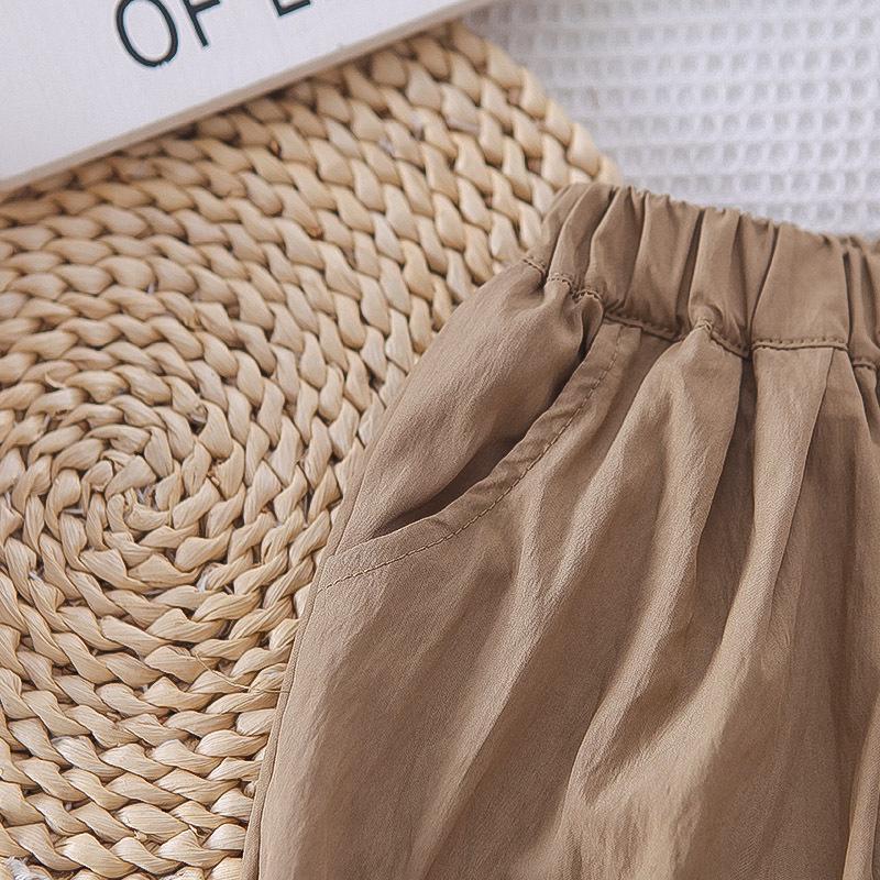 Summer Cartoon T-Shirt & Shorts Set for Infants and Toddlers - Boys' Cute Round Neck Outfit