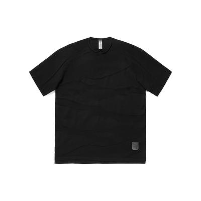Li Ning X Jackie Chan Collaboration Kung Fu Series Solid Color Casual Raglan Short Sleeve T-Shirt Men T-Shirt Black AHSU183-1