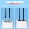 1pcs Stainless Steel Mobile Phone Lanyard Patch Side Hanging Clip Double Buckle Phone Straps Gasket Metal Connect Piece for