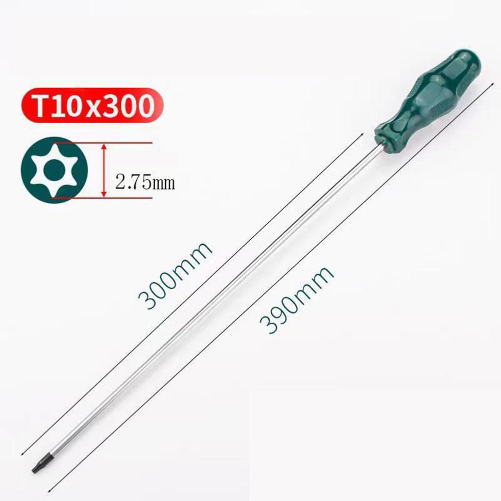 

1PC Extra Long Screwdriver 400mm With Hole Strong Magnetic Bits For T10/T15/T20/T25/T27/T30 Screwdriver Home Repair Tools