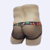 Men's Fashion Sexy See-through Underpants U Convex Thin Mesh Briefs Underwear