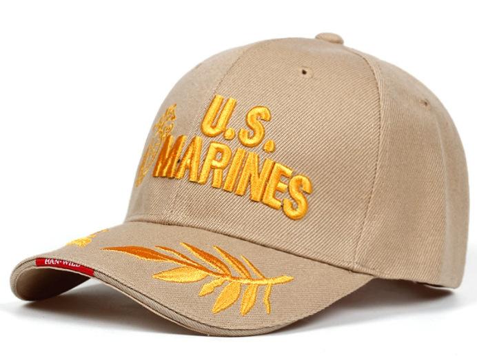Outdoor US MARINES embroidered baseball cap, marine cap, military camouflage cap