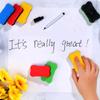 24 Pcs Colorful Bone Shape Erasers Magnetic Dry Erases Board Eraser Whiteboard Eraser For Teachers Students