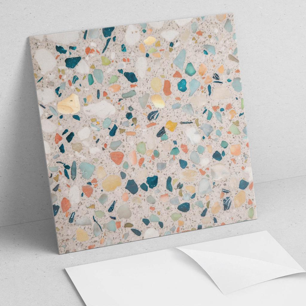 Kafelki Winylowe Z Motywem Do Kuchni Wzór Z Wieloma Kamieniami 20X20X20 Cm