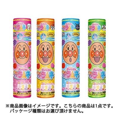 Fujiya Anpanman Mini Ramune 23 g Kleine Ramune mit 4 Geschmacksrichtungen (Pfirsich, Mandarine, Traube Kleine Ramune mit 4 Geschmacksrichtungen (Pfirsich, Mandarine