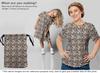 oneOone Cotton Flex Light Brown Fabric Texture Sewing Fabric By The Yard Printed Diy Clothing Sewing Supplies 40 Inch