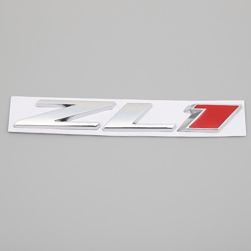 3D Metal Car Auto Stickers ZL1 Fender Trunk Emblem Badge For Chevrolet Camaro ZL1 Cruze Z71 Aveo Captiva Malibu Accessories