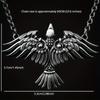 Vintage Personalisierte Viking Celtic Crow Vogel männer Anhänger Halskette Protector Motorrad Motorrad Zubehör