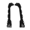 1 Pair Rear Bumper Bracket 5257647020 Shockproof Black Left and Right Bracket Set Replacement For Prius 2010 to 2015