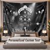 Custom Name Text Tapestry Guns N’ Roses Personalized Polyester Wall Tapestry For Bedroom And Room