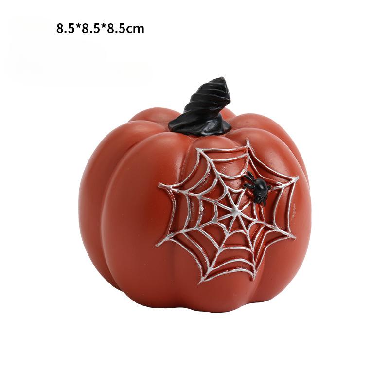 Halloween Decorations, Ins, European Style, Resin, Pumpkin Decorations, Ghost Festival, Party Desktop Ornaments