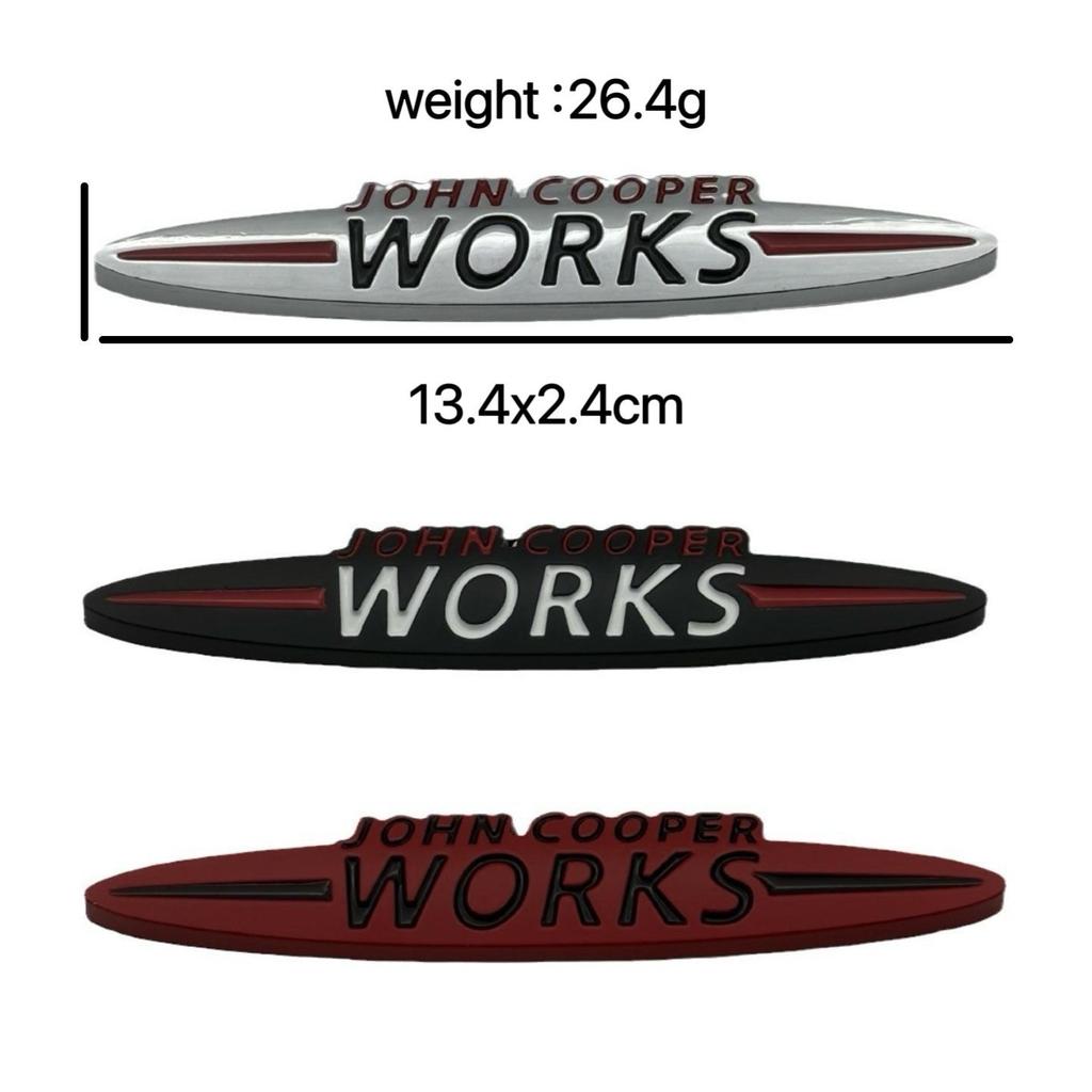 BMW MINI JCW 3D Stereo Metal Araba Amblemi Çıkartması