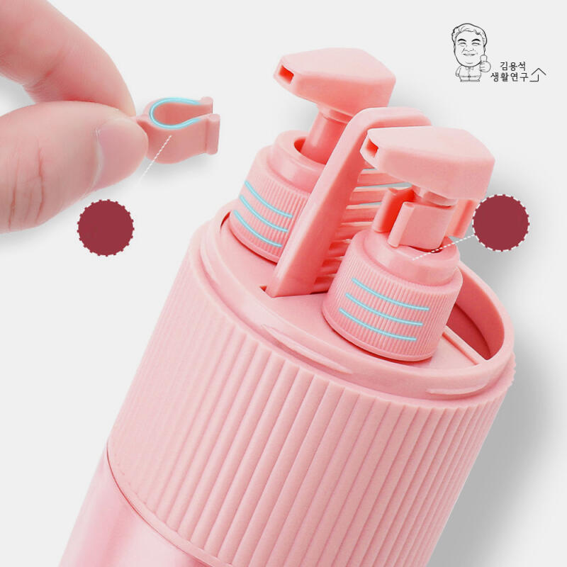 

Crystal Travel Portable Shower Amenities Toothbrush Bottle