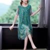 Woman Dress Summer Women's New Loose Floral Gauzy Chiffon Dress Summer Dress Vestido De Mujer