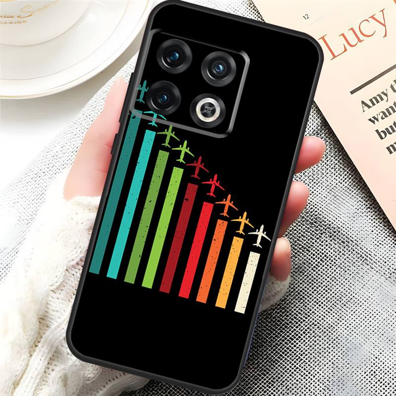Aircraft Plane Cover For OnePlus 13 15 13R 13T 12 12R 10T 11 10 Pro OnePlus Nord 5 CE 3 4 Lite N20 N30 Case