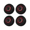 4pcs Short Course Truck Tires 12mm Hex RC Short Course Truck Rubber Wheel for   Slash for HPI
