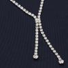 2024 Versatile Bridal Rhinestone Necklace & Stud Earrings Set