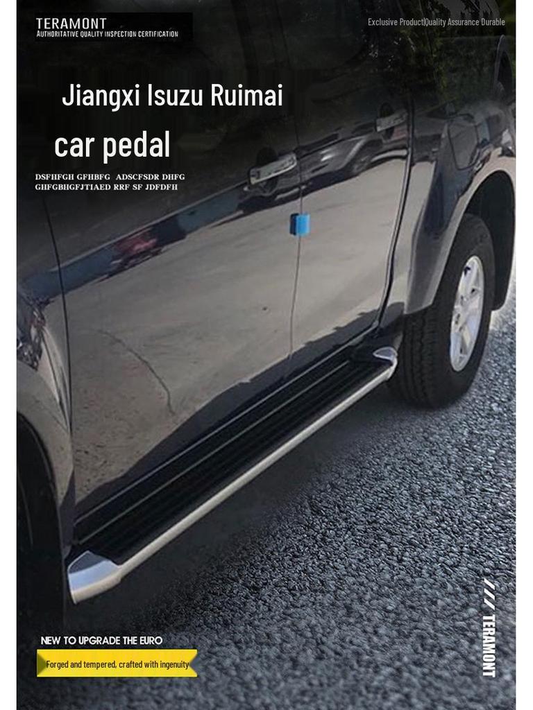 Isuzu D-MAX Ruimai and MUX Side Step Foot Pedal Modification