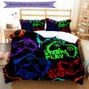 3pcs Game Controller Bedding Set Duvet Cover Closure Includes 1 Duvet Cover & 2 Pillowcases, Soft and Comfortable for All Seasons.