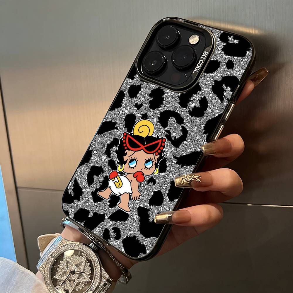 Young & Trendy H-Hysteric M-Mini Phone Case For iPhone 17,16,15,14,13,12,11 Plus Pro Max Colored Silver Phone Case