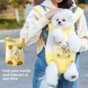 Pet Dog Hand Bag Carrier For Dogs Portable Four-legged Puppy Straddle Packs Shoulder Bag Vest Traction Rope For Yorkshire