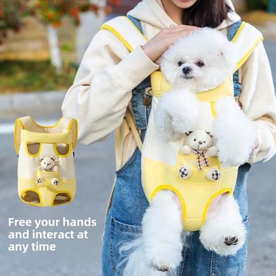 Evcil Hayvan Köpek El Çantası Taşıyıcı Köpekler İçin Taşınabilir Dört Ayaklı Yavru Sürme Çantaları Omuz Çantası Yelek Çekme İpi Yorkshire İçin