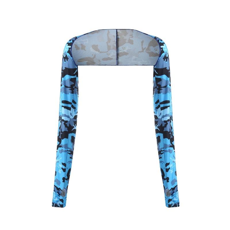 Outdoor golf sports shawl summer thin driving neck sunscreen one-piece shoulder sleeve cycling sunshade sleeve