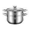 HUIHUADU 304 Stainless Steel Induction & Gas Soup Pot