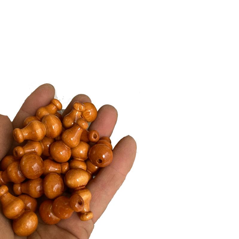 

50 шт., мини-тыква из персикового дерева, 15*30 мм, бревенчатая тыква, украшение для дверных занавесок своими руками 50pcs