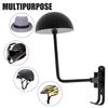 New Motorcycle Helmet Rack 180° Rotation Wall Mounted Helmet Storage Holder Alloy Helmet Hanger Stand Hook for Bicycle Helmets