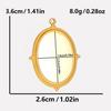 6pcs Real Gold Plated Sun Moon Star Charm Cross Stainless Steel Charms For Jewelry Making Supplies Flower Heart Handmade Pendant