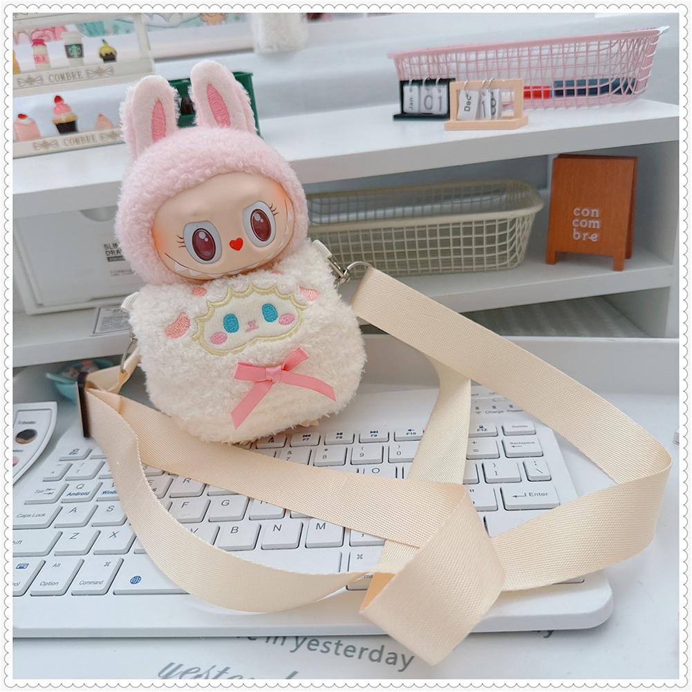 For Labubu Doll Clothes Fashion Clothes Doll Gift Box Clothes Color Match Bags Dolls Accessories Cute Decoration Little Clothes