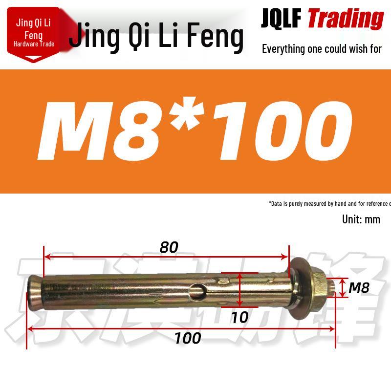 Small Head Carbon Steel Expansion Bolt - Zinc Plated Seamless Round Hole Pipe Mini