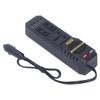 Car Power Inverter 200W 12V to 220V PWM Modified Sine Wave Adapter Converter with 4.1A USB Ports