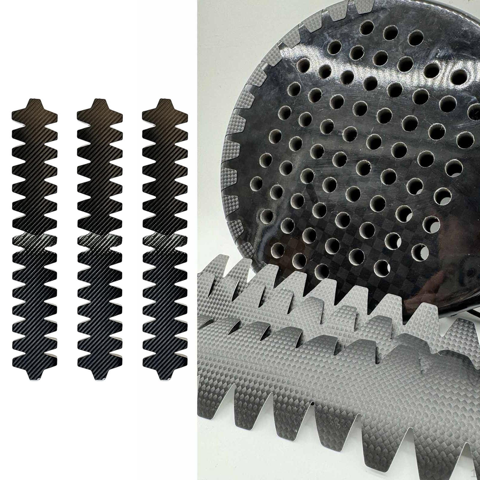 

3Pcs Tennis Racket Head Protection Tape Lightweight Wear Resistant Versatile Outdoor Sports