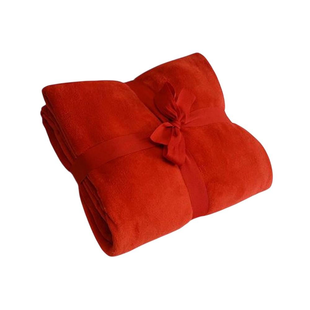 L-Merch Microflush Plain Blanket